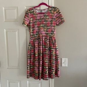 Floral LuLaRoe Amelia Dress